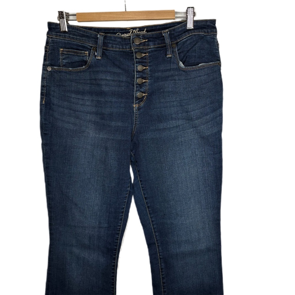 High rise Bootcut exposed Button Fly 14/32